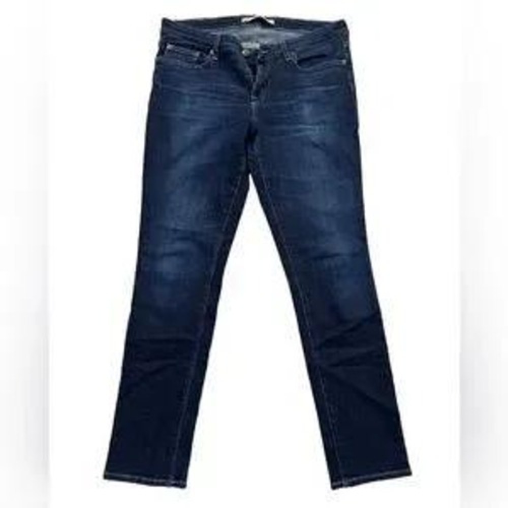 BIG STAR 1974 Women's Slim Straight Dark Wash Denim Jeans Size 31R Mint cond.